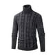 thumbnail image 1 of pstuiky manga larga para hombre, Suéter de punto de manga larga con cuello alto y moda informal para hombre Tops de hombre l, 1 of 5
