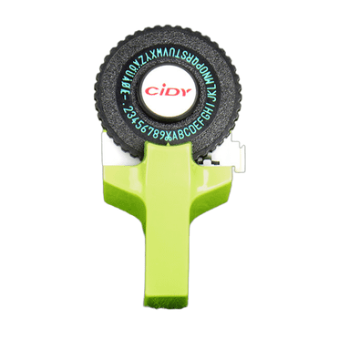 FACEGA Label Maker 3D Printed Unique Appearance Label Maker for Machine with Tape Color Coded Label Option Label Maker for Machine Green
