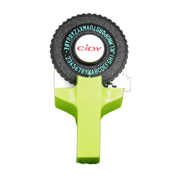 FACEGA Label Maker 3D Printed Unique Appearance Label Maker for Machine with Tape Color Coded Label Option Label Maker for Machine Green