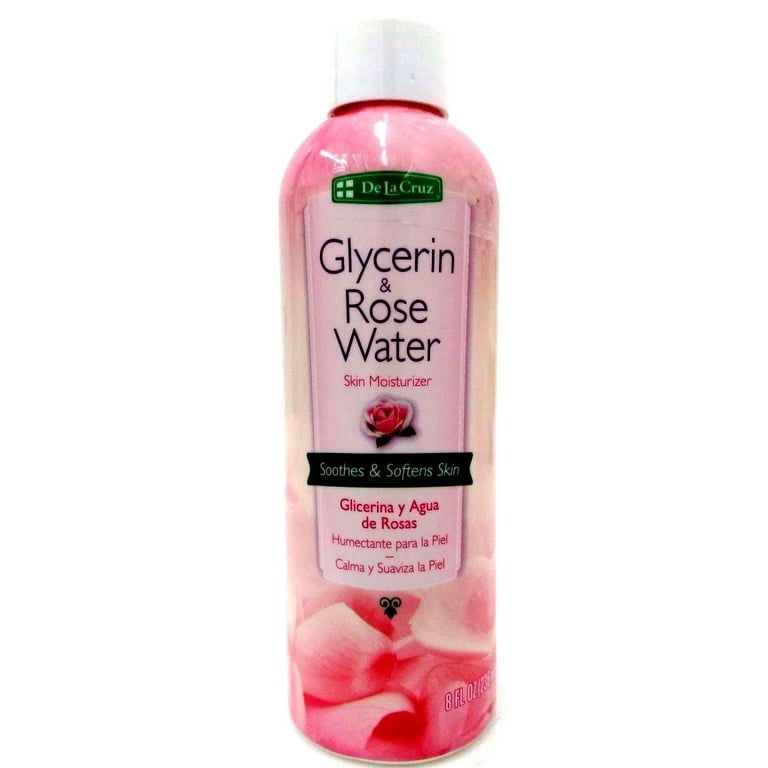 Melankoli lineal gård Glycerin & Rose Water Skin Moisturizer 8 fl oz - Walmart.com