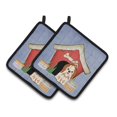 thumbnail image 1 of Carolines Treasures BB2841PTHD Collection Dog House Shih Tzu Rouge & Blanc Paire de Porte-Pots, 1 of 3