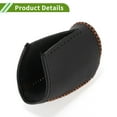 thumbnail image 4 of Unique Bargains Gear Shift Knob Cover for Dodge Journey 11-20 Anti-Slip Black Carbon Fiber Brown Stick Shifting Handle Protector Faux Leather 1 Pc, 4 of 6