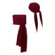 thumbnail image 3 of Conjunto de disfraz de pirata, bandana pirata, cinturón, para hombre y mujer, disfraz de pirata adulto, cabeza de pirata Rojo oscuro, 3 of 9