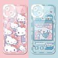 thumbnail image 2 of Soft Silicone Case for Huawei Honor 10 10i 20 20i 30 30S Lite 50 60 SE 70 8X 9X Pro V20 V30 V40 Hello Kitty Kuromi Melody Cover, 2 of 5