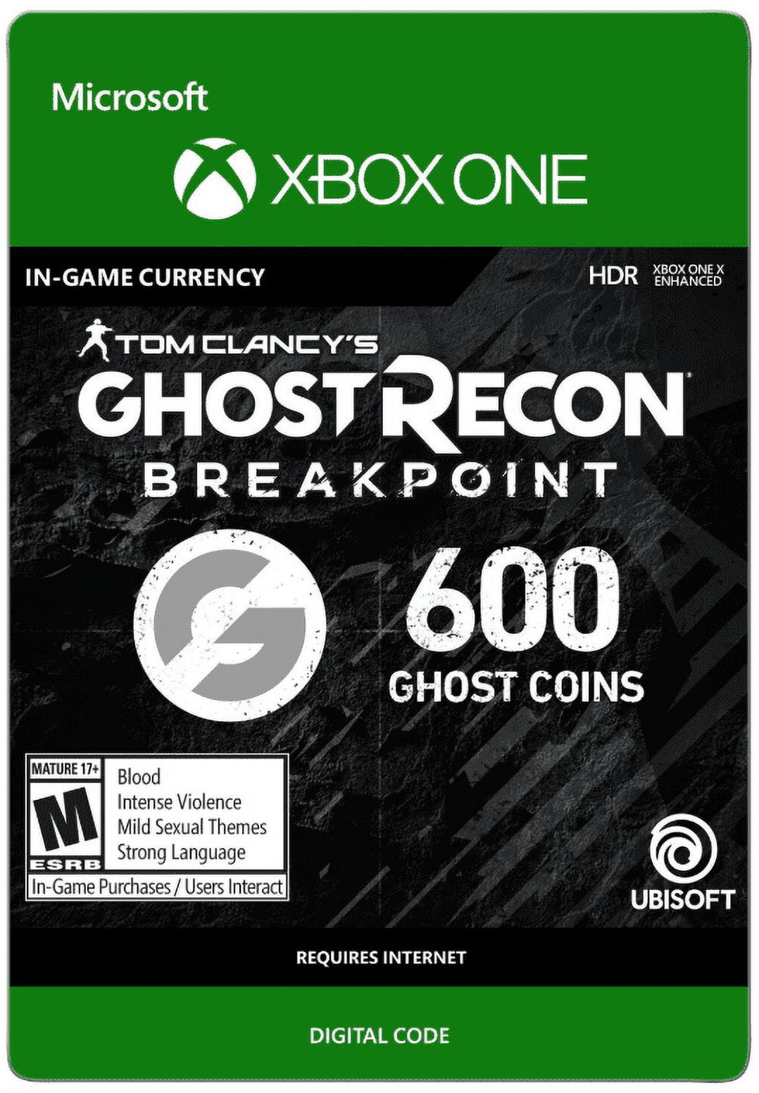 Ghost Recon Breakpoint 600 Ghost Coins - Xbox One [Digital]