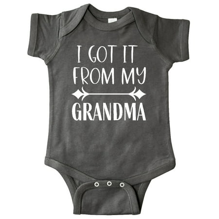 

Inktastic I Got It From My Grandma Gift Baby Boy or Baby Girl Bodysuit