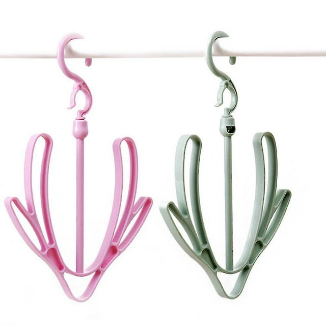 Perchero plegable para secar zapatos con gancho, 4 unidades, multifunción