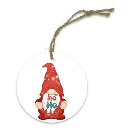 

Christmas Round Wooden Pendant For Home Trees Windows Fireplaces Pendants Decor Christmas Tree Ornament Holiday Party Christmas Family & Friends Gift