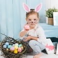 thumbnail image 6 of Alaiyaky Bunny Ears Hair Clips with Tail Easter Rabbit Ears Hair Clips Tail Accessories Bunny Cosplay Costume Fancy Dress Up Accessories Easter Egg Hunt Decorations Party Spring Celebrations, 6 of 6