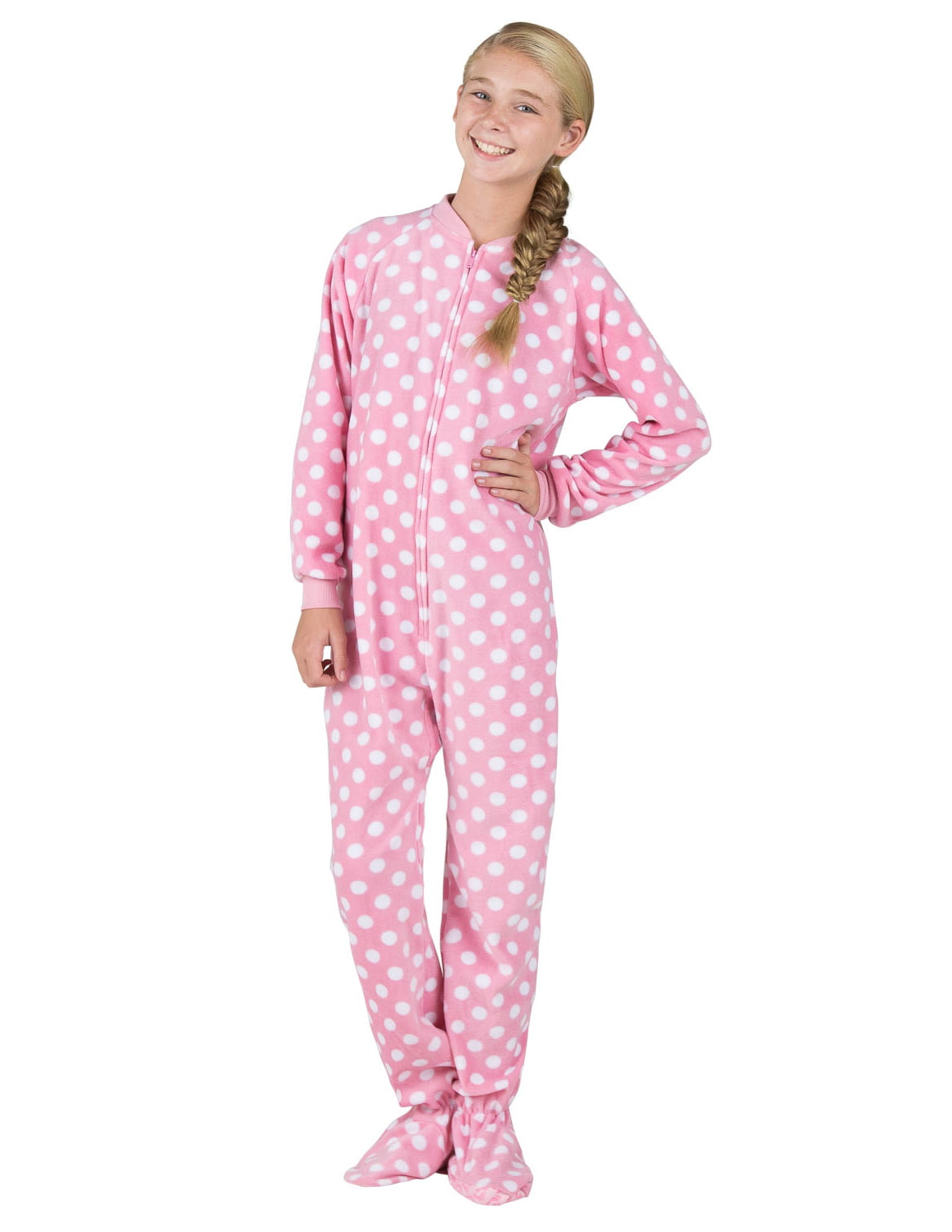 Justice for Girls Otterly Amazing Footed One Piece Pajamas.
