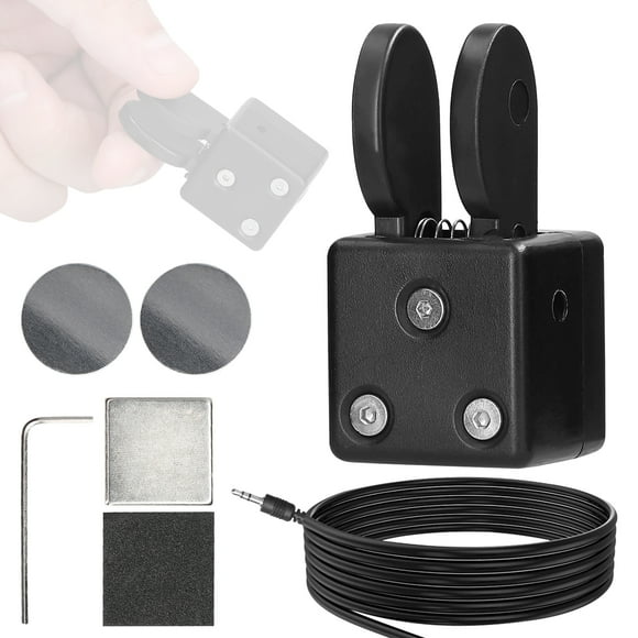 Mistaha Morse Code CW Key with Magnetic Adsorption Base - Lightweight Dual Paddle Key for Shortwave Radios and DIY Electronics
