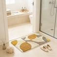 thumbnail image 4 of Colorful Abstract Textured Bath Rug,Soft Non-Slip Plush Mat,Quick Absorbent Machine Washable Floor Rug for Bathroom,Household,Indoor Decor, 4 of 6
