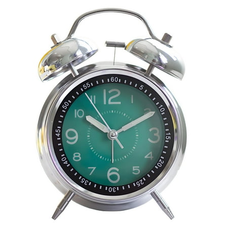 CCOCC Alarm Clock,Deep Sleep-Friendly Loud Alarm Clock,Tick-Free Quartz Table Clock,Metal Stand Stability Alarm Clock