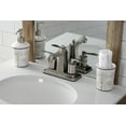 thumbnail image 2 of Kingston Brass FB4648SVL Serena 4-Inch Centerset Bathroom Faucet with Retail Pop-Up, Brushed Nickel, 2 of 5