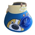 thumbnail image 4 of shoper Kids Sun Hat with Built-in Fan for Outdoor Summer Adventures Wide Brim Unisex Child Beach Cap, 4 of 4