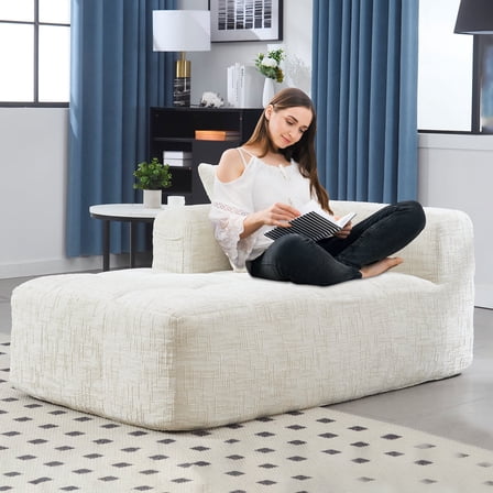 Newboti Furniture Chenille Loveseat Sofa,Minimalist Modular Couches Sleeper for Living Room Bedroom Apartment Lounge 28919