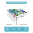 thumbnail image 4 of Twin Quilt Bedding Set, Funny Dinosaur Reversible Summer Quilt 3 Pieces, Cute Dino Purple Cartoon Boys Girls Children Lightweight Bedspreads Coverlets with 2 Pillow Shams for All Seasons, 4 of 5