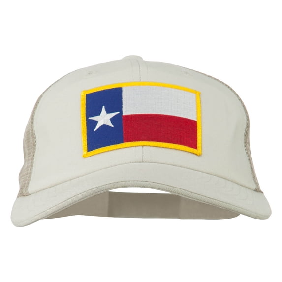 Big Mesh State Texas Patch Cap - Putty Beige XL-3XL