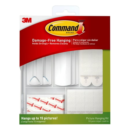 Command General Purpose Picture Hanging Kit, Hang Up To 15 Pictures