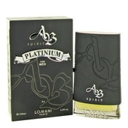 AB Spirit Platinum for Men by Lomani 3.3 oz EDT Spray