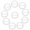 thumbnail image 1 of Shisuyan Resin Buckle Clips For T Shirts Scarves Various Occasions 10Pcs, 1 of 9