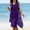 Purple, variant on Dolkfu Mid-Length Womens Summer&Fall Dresses Refined Sleeveless Black Crew Neck Bodycon Dresses Slim Chiffon Retro Vintage Solid Dresses Black,L