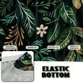 thumbnail image 5 of Xoenoiee Tropical Leaves Floral Print Stretch Armless Futon Cover Futon Slipcover Elastic Couch Cover Futon Sofa Bed Covers Furniture Protector with Elastic Bottom, Machine Washable, 5 of 7