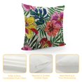 thumbnail image 4 of GOSMITH Decorative Throw Lumbar Pillow Covers Painting Tropical Palm Tree Artwork California Pattern Jungle Travel Forest Hawaii Nature Modern Cushion Cover for Sofa Couch Living Room, 4 of 5