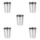 thumbnail image 1 of Toystoory Taza de café inoxidable, taza de agua potable, bebidas, soporte apilable reutilizable, Camping, Picnic, hogar, exterior, plata, 260ML Type2 NO2, 1 of 6