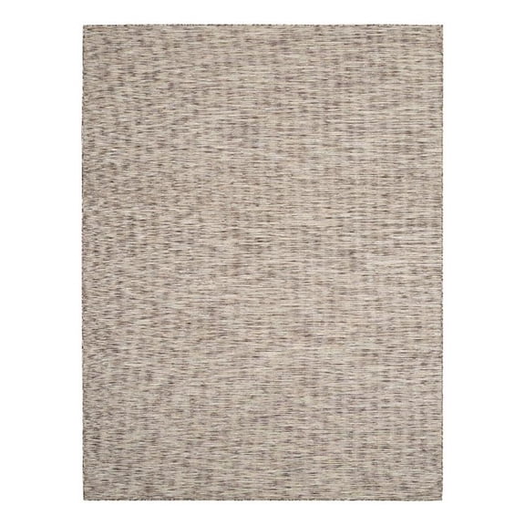 Pemberly Row 7' x 10' Beige Fabric Modern Area Rug (7' x 10')