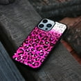 thumbnail image 4 of FINCIBO Soft Rubber Protector Cover Case for Apple iPhone 13 Pro Max 6.7" 2021 (NOT FIT iPhone 13 mini 5.4" 2021/iPhone 13 Pro 6.1" 2021/iPhone 13 6.1" 2021), Pink Glitter With Black Pink Leopard, 4 of 5