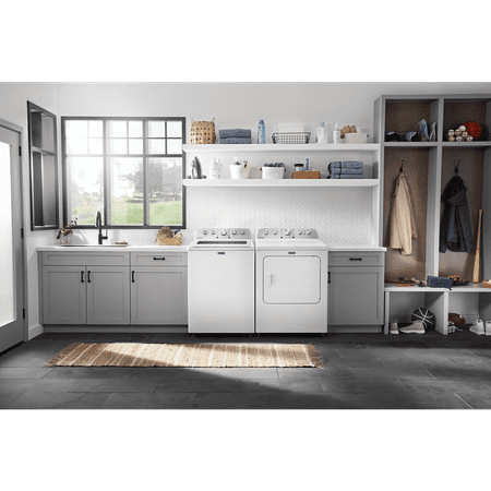 Maytag - 4.8 Cu. Ft. High Efficiency Top Load Washer with Extra Power Button - White