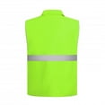 thumbnail image 4 of purcolt Womens Reflective Safety Vests Sleeveless High Visibility Construction Work Vest with Pockets and Zipper, 4 of 5