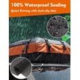 thumbnail image 2 of Fivklemnz Car Rooftop Cargo Carrier Roof Bag Waterproof For All Top Of Vehicle With/Without Rack Includes Topper Anti-Slip Mat + Reinforced Straps + 6 Door Hooks + Luggage Lock, 2 of 4