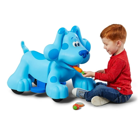 Kid Trax Blue's Clues Snack Time Ride-On Toy for 18-30 Months, Rechargeable Battery with 20 Sounds