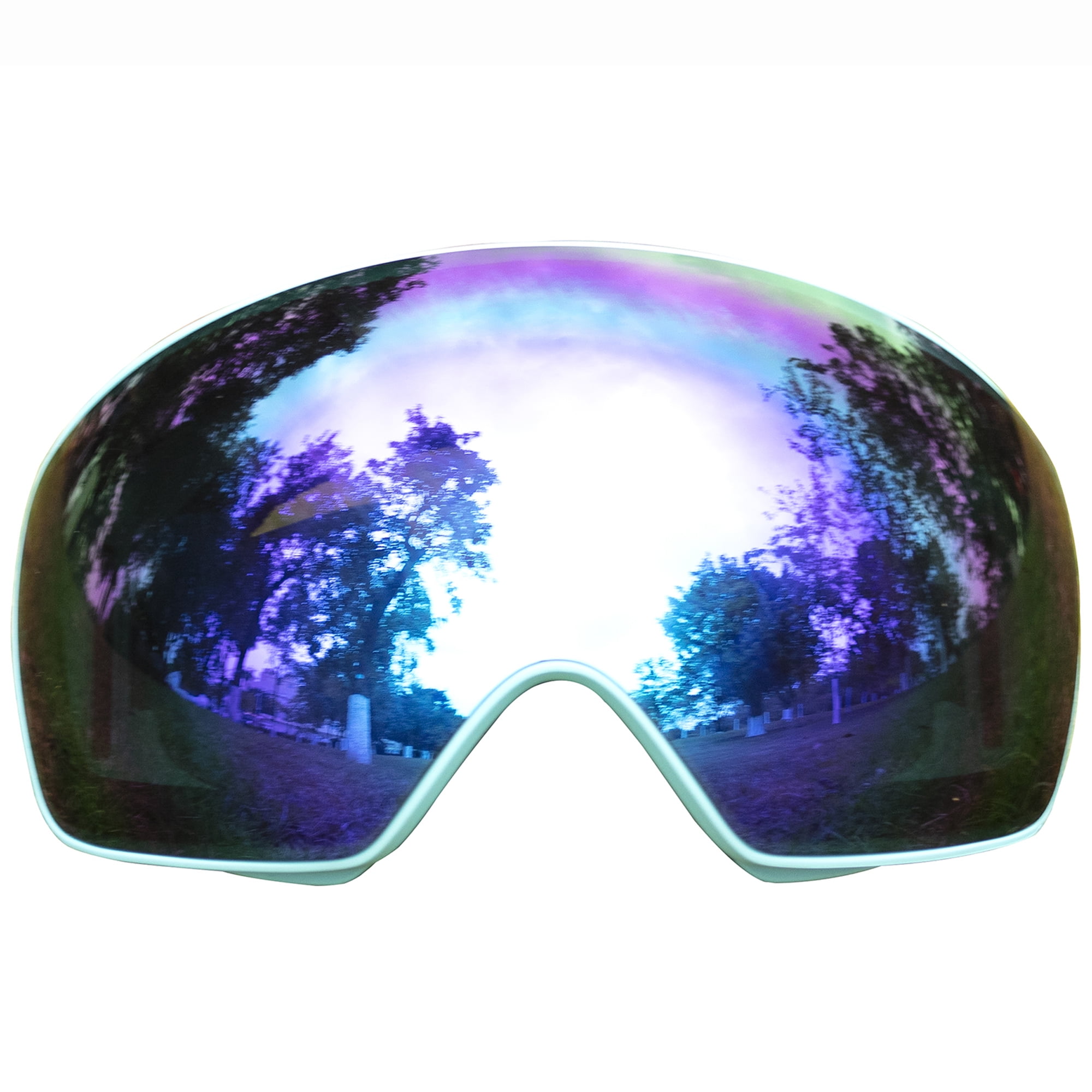 C.F.GOGGLE Men & Women Ski Goggles AntiFog Snow Goggles with Replaceable Double UV Protection