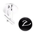 thumbnail image 2 of kurtrusly 1 Pair Men's Letter Cufflink Wedding Formal Initial Alphabet Stainless Steel Cufflink, Letter V, 2 of 6