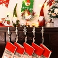 thumbnail image 5 of For Christmas decoration Suitable for fireplace Christmas stocking hook set Santa Claus stocking rack Christmas stocking hook, 5 of 5