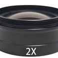 thumbnail image 4 of 0.3X 0.5X 0.7X 2.0X Auxiliary Barlow Objective Lens M42mm Thread for 120X 180X 200X 300X 500X C-Mount Optical Lens C, 4 of 6