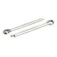 thumbnail image 1 of Unique Bargains Split Cotter Pin, 4x40mm 316 Raccord de Fixation à Clip en Acier Inoxydable, Argent 2Pack, 1 of 5