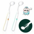 thumbnail image 2 of pitrice 2x  for Dental Mirror With LED Light Clear View For Dentists Curved Angle Plastic Camera Intra Oral 1Set, 2 of 6