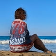 thumbnail image 4 of 250th Anniversary Beach Towels Patriotic America 1776-2026 Land of The Free Bath Towel Funny Design Yoga Towels 58x29in, 4 of 6
