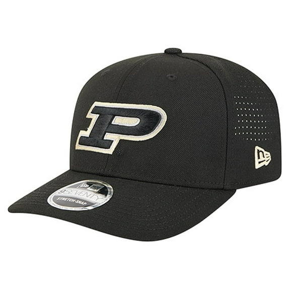 Men's New Era  Black Purdue Boilermakers Team 9SEVENTY Adjustable Hat