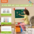 thumbnail image 2 of VEVOR Easel Accessory Set Chalk & Markers & Paper Rolls 32PCS for Standing Easel, 2 of 9