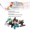 thumbnail image 4 of 10 Pcs Clips de Charnière en Métal Colorés, Clips de Classeur de Documents Planificateur Pages Reçus Photos, 4 of 8