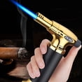 thumbnail image 4 of Butane Torch, Torch Lighters Butane Torch adjustable Flame and Refillable Torch, Windproof Blue Jet Flame, Refillable & Reusable, Adjustable Firepower, For Kitchen, Food, Baking, Cooking, 4 of 6