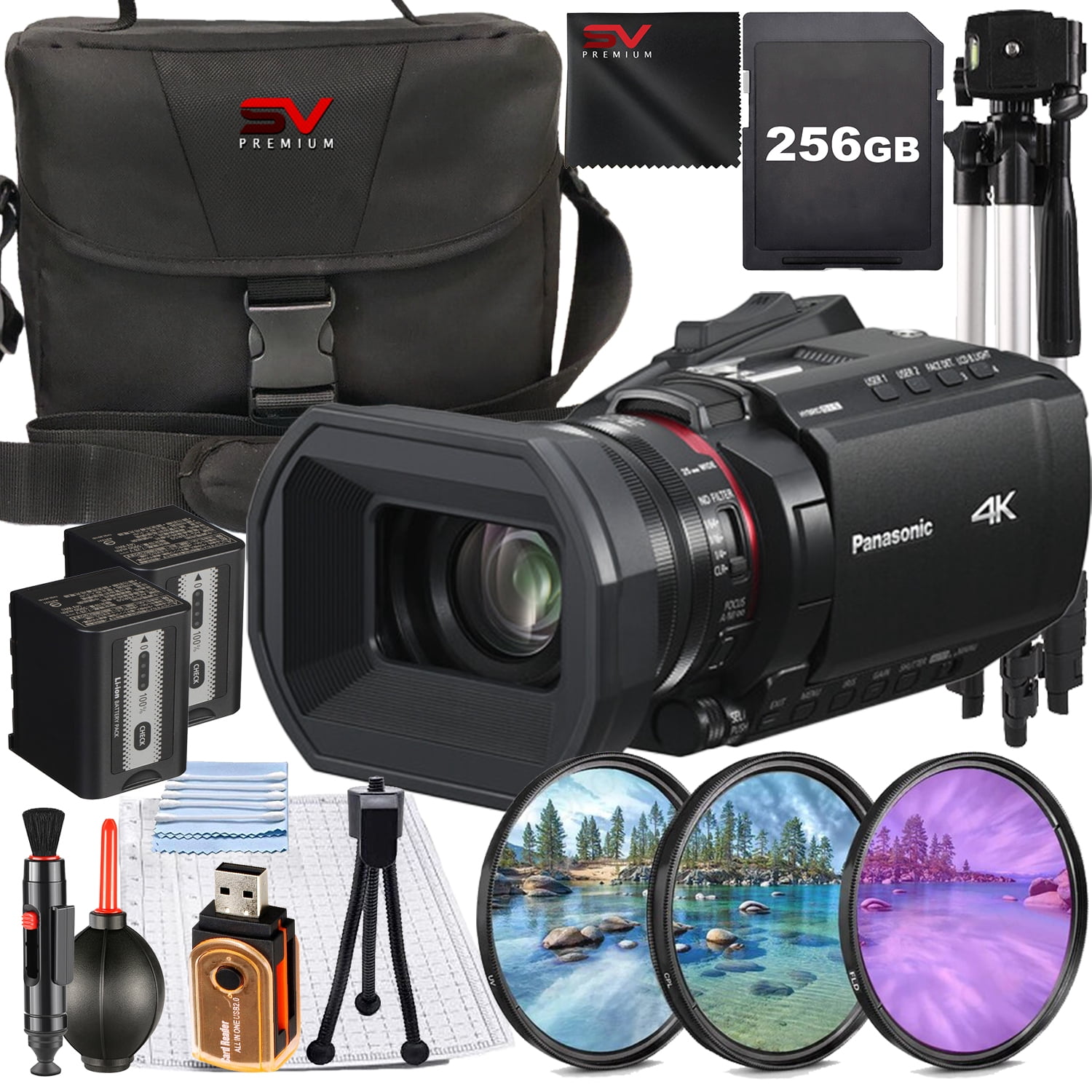 Panasonic, UHD 4K Camcorder, HC-VX3, 25.9MP 24x Optical Zoom