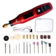 thumbnail image 1 of USB Cordless Rotary Tool Kit Woodworking Engraving Pen DIY For Jewelry Metal Glass Mini Wireless Drill With 24PCS Accessory ,Compact and Lightweight Portable, 1 of 7