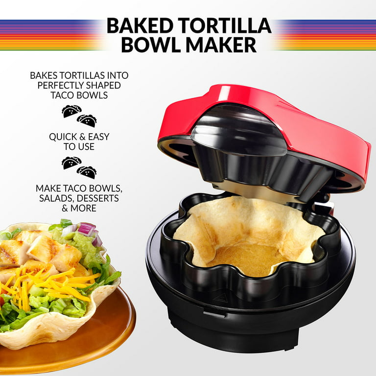 TTTB1RD  Taco Tuesday® Baked Tortilla Bowl Maker 