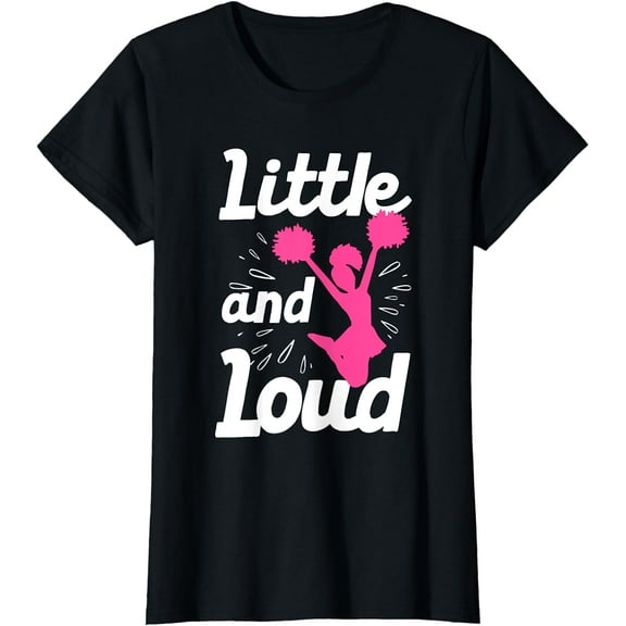 Cool Cheerleader Art Teens Girls Cheerleading Cheer Gymnast T-Shirt